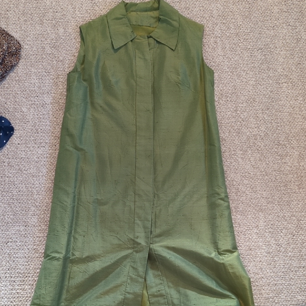 Vintage Green A-line Dress